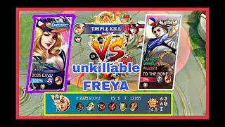 Unkillable Freya vs Alucard | Unstoppable Goddess Build Dominates the Match | MLBB Gameplay !!