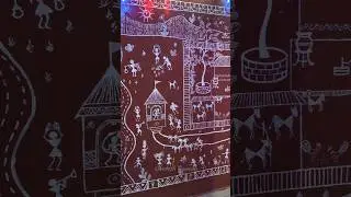warli painting... #memories #art #wallpainting #warlipainting #diwali #happydiwali