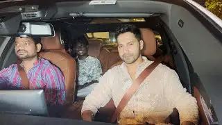 Varun Dhawan, Atlee Kumar With Wife At Amritpal Singh Diwali Bash || Bollywood Mastiz
