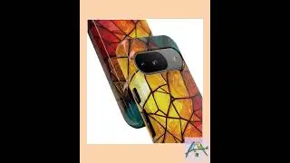 Stained Glass Mosaic Google Pixel Tough Phone Case