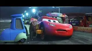 Cars 3 McQueen crash scene with the unsused sound