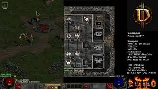 Diablo 2 Tyreal Might | Hybrid Poison-Light Build PvP LoD
