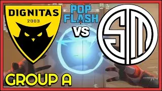 Dignitas vs TSM HIGHLIGHTS (BO3) - POP FLASH - Group A (DAY 1) - VALORANT