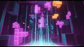 Tetris Effect: Hypnotic Synth Flow 🌌 | Ambient Visualizer & Focus Music