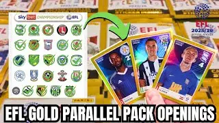OPENING 12 EXCLUSIVE PARALLEL PACKS | PANINI EFL 2025/26 |RARE GOLD CAPTAIN STICKERS (24 TO COLLECT)