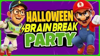 ⚡️ Halloween Brain Break Party 🎃 Toy Story Run & Freeze Dance Kids 🎃 Andy’s Coming 🎃 Just Dance