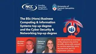 NCC Education Webinar- Uclan Top-Up Degrees