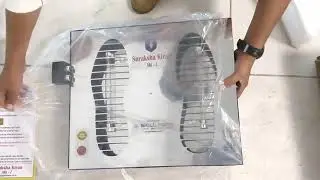 UNBOXING AND INSTALLING SURAKSHA KIRAN Mk-1, THE ULTRAVIOLET SHOE SOLE SANITIZER