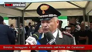 Brindisi festeggiato il 197° anniversario dell'Arma dei Carabinieri