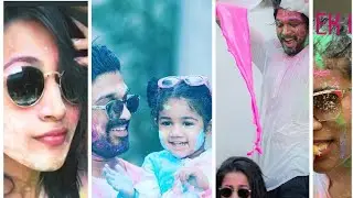 Mega family actors Holi celebrations 😍 2019.