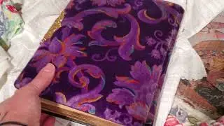 Preview Of My Vintage & Antique Textiles Findings 😊💜