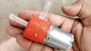 How to Make Mini High Speed Water Pump | Science exhibition | Using Bottle Cap 