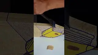 Carving The Book 📖 #asmr #woodcarving #satisfying #carving
