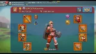 Rally Trap f2p VS 2  TITAN MYTHIC CHAMP..Lord mobile
