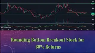 Rounding Bottom stock for 80% Returns | Positional Trading | Swing Trading | Multibagger Stock