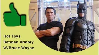 Hot Toys Dark Knight Rises Batman Armory with Bruce Wayne Set Review