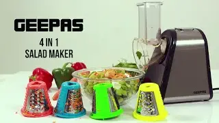 GEEPAS 4 IN 1 Salad Maker  - Product Demo - (GSM 5445)