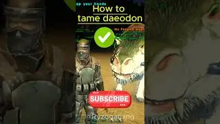 How to tame Daeodon  #arksurvivalevolved#shortvideo