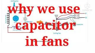 Why we use capacitor in fans, best concept द्वारा समझे