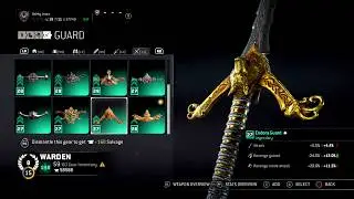 WARDEN - OPENING 10 PREMIUM PACK CRATES (NEW LEGENDARY GEAR!!) - WARDEN REP 8 - FOR HONOR - HD