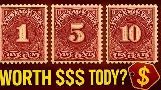 These Rare U.S. Postage Due Stamps Are Worth BIG MONEY Today! 1&cent; 5&cent; & 10&cent; Value Explained 💰🔥