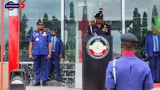 Commandant General, Dr. Ahmed Abubakar Audi, mni, OFR, Inspects the Quarter Guard.