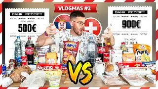 SRBIJA VS SVAJCARSKA - KO IMA SKUPLJE NAMIRNICE? VLOGMAS #2