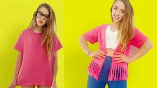 DIY CLOTHING AND FASHION HACKS|| Cool clothes upgrade ideas by deni collection!