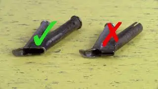 How to groove Linoleum flooring to install a welding rod?
