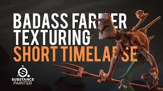 Substance Painter 3D Texturing Short Process Timelapse | Badass Farmer