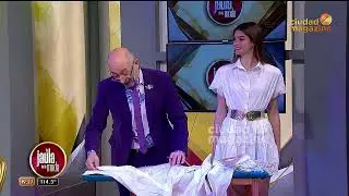 &iexcl;#CosanoTip de luxe! Claudio Cosano muestra c&oacute;mo hacer un vestido &uacute;ltima tendencia con una camisa