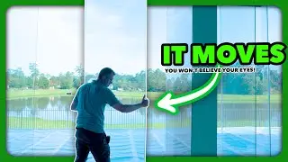 Moving Glass Wall to Enclose Outdoor Patio