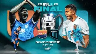 One Knoxville SC v Spokane Velocity SC | 11.16.2025