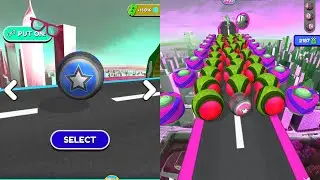 Going Balls Speedrun Challenge Vs Reverse Balls Speedrun Walkthrough Gameplay