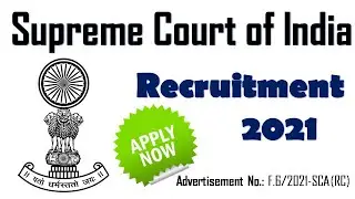 Supreme Court Recruitment 2022 | Court Assistant Junior Translator Posts | Latest Job Update | SCI |