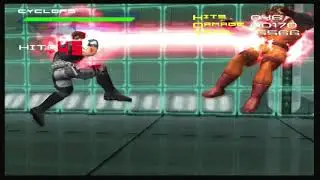 Cyclops Combo - Burn That Meter (X-Men: Next Dimension)