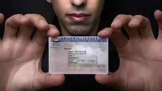 Disappearing Face on Drivers License
