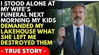 At My Wife Eleanor's Funeral, I Stood Alone. Next Morning My Kids Demanded My Lakehouse. What...