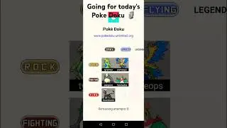 Every day a Poke-Doku you have to play #pokemon #pokemonscarletviolet #nintendo