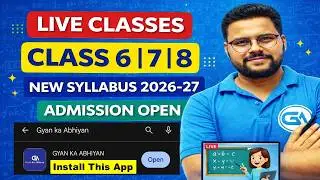 Live Classes for Class 6, 7 & 8 | New Syllabus 2026-27 | Complete Course | Admission Open