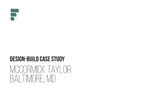 McCormick Taylor's Brand New Workplace in Baltimore