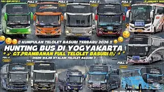 HEBOH‼️ KUMPULAN BUS TELOLET TERBARU DI JOGJA BANYAK ARTIS BUS!! FULL BASURI CORONG ATAS 🥳🤯