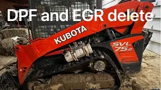 Kubota ￼SVL 75-2 DPF и EGR: как удалить