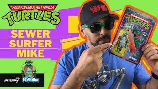 Super7 TMNT ReAction Sewer Surfer Mike - Teenage Mutant Ninja Turtles