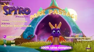 Spyro The Dragon: Level 27 / Dark Passage Level (100%) - HTG
