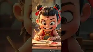 📚Nezha&rsquo;s Homework Battle: AI Meets Determination! 💡#Homework #AI #Nezha #DeepSeek  #focus