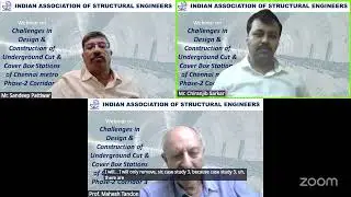 Webinar on Challenges in Design & Construction of Underground .........Chennai metro