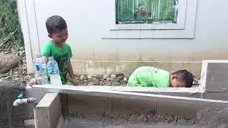 admitted guilt after knocking down the fish pond wall