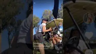 Charly Jordan dancing in front of Tayler Holder | Tiktok