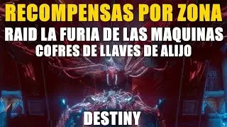 Destiny RECOMPENSAS POR ZONA RAID LA FURIA DE LAS MAQUINAS